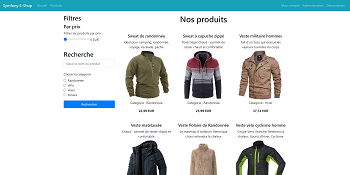 boutique en ligne en symfony 5