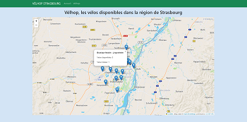 API application en symfony 5, leaflet library, mapbox